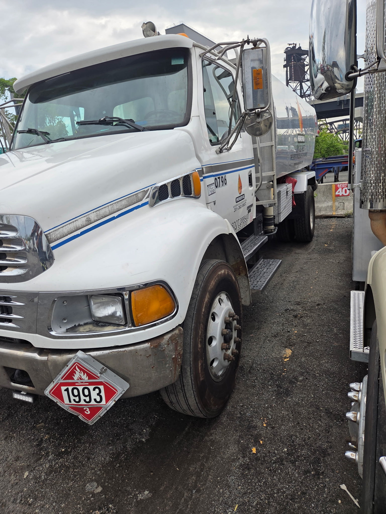 Premier Oil Delivery truck